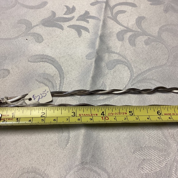 Braided twist RARE & UNIQUE STERLING NECKLACE - Picture 9 of 9